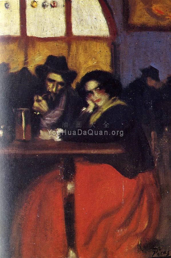 四只猫小酒馆 - 巴勃罗·毕加索